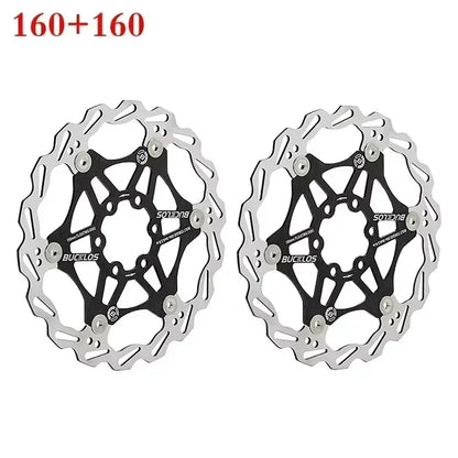 Floating Disc Brake Rotor - 160mm/180mm/203mm MTB & Road Bike - Ultralight Heat Dissipation Design