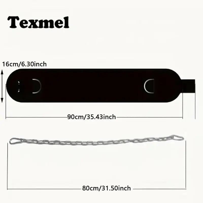 Weight Lifting Belt with Chain - Dipping Belt for Pull-Ups and Strength Training
