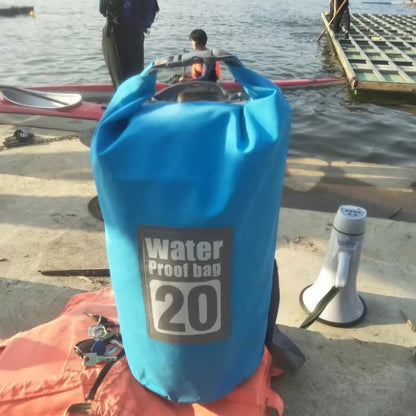 Waterproof Dry Bag Set - 5L/10L/15L/20L/30L PVC Storage Sacks for Kayaking, Canoeing, Rafting & Swimming Adventures
