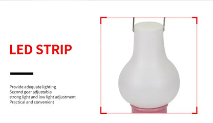 Waterproof Outdoor Tent Lamp - 2 Mode Portable Camping Light for Hiking, Climbing & Yard Use