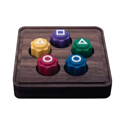 Traditional Play Game Fun Gonggi Jack Stone Pebbles Set - Hand Eye Coordination Training Toy