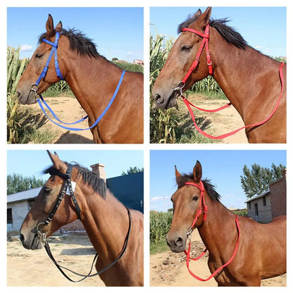 Adjustable Plush Padded Horse Halter - Training Equestrian Accessory with Buckle