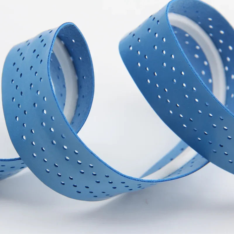 Premium Perforated Racket Overgrip - Anti-Slip PU Tennis & Badminton Handle Wrap with Shock Absorption - 110cm Length