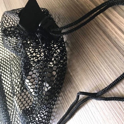 Quick-Dry Mesh Diving Bag - Drawstring Snorkeling Storage for Sports Equipment