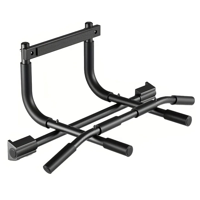 Portable Pull-Up Bar - Lifting and Grip Strength Trainer for Home and Gym Fitness Workouts