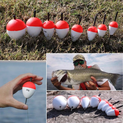 Premium Fishing Float Set - 5 Pieces, 8 Size Options, High Quality
