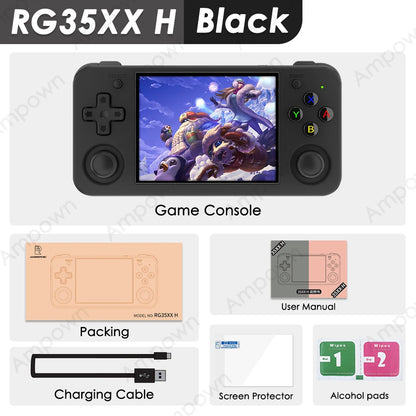RG35XX H Retro Handheld Game Console - 3.5" IPS Screen - HDMI Output - Linux System - Video Game Simulator