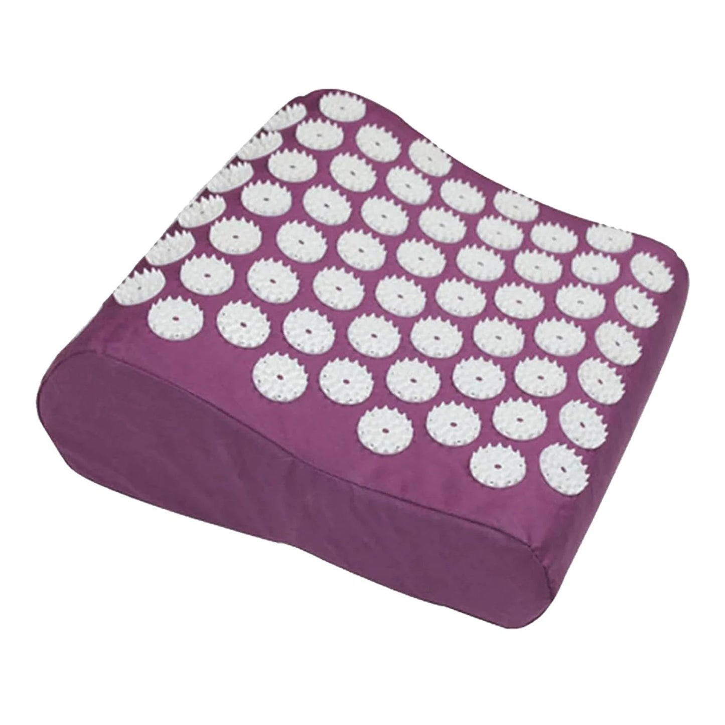 Rectangle Acupressure Back Pillow - Large Touchpoints for Lower Back Pain Relief, Washable Stress Relief Cushion