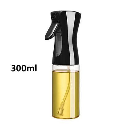 Multi-Size Oil Spray Bottle Set (200ml/300ml/500ml) - BBQ Cooking Olive Oil Sprayer for Kitchen Baking, Empty Refillable Vinegar Bottle with Oil Brush