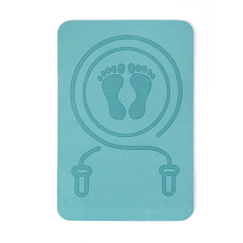 Jumping Rope Accessories Anti-noise Jump Rope Mat Non Slip TPE Yoga Fitness Mats Thickening Sweat Proof Skipping Mat Rope Sports