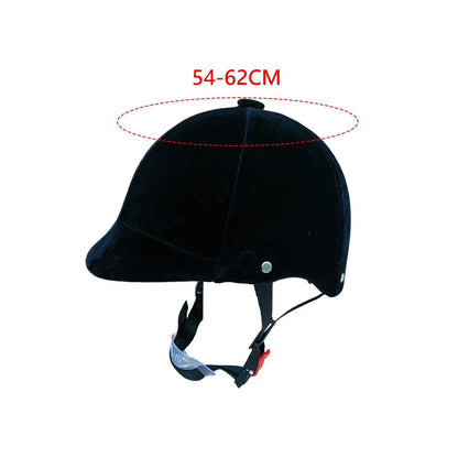 Professional Equestrian Riding Helmet - Adjustable ABS Safety Cap for Horse Riding - Lightweight Protective Gear for Men & Women