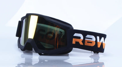 Vintage Motorcycle Goggles – MX Motocross Safety Glasses with Night Vision for Helmet & Driving