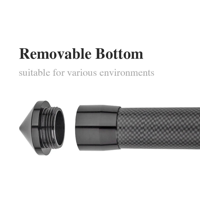 Ultralight Carbon Fiber Telescopic Tarp Pole - Adjustable Camping Tent Pole (2.4m-3m Lightweight)