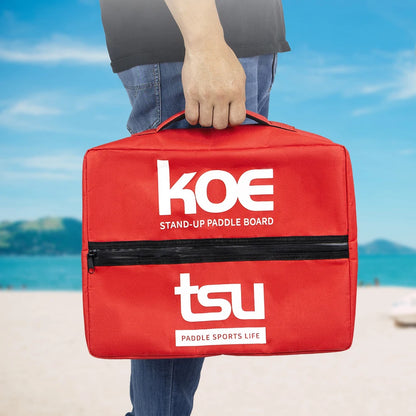 Adjustable Paddleboard Deck Cooler Storage Bag - Sealed Zipper Food Bag for Stand-Up Paddle Boards