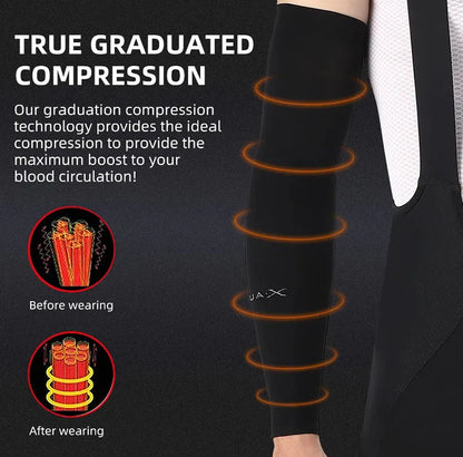 UV Protection Ice Silk Arm Sleeves - Men's Cooling Sports Arm Covers for Cycling, Running & Outdoor Fitness