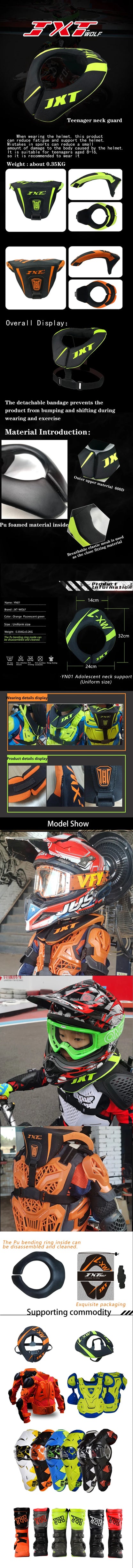 Wolverine Youth Motocross Neck Protector - Cervical Spine Protection for Cross-Country Rally Track