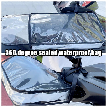 Waterproof Winter Handlebar Muffs - Motorcycle & Bicycle Hand Warmers