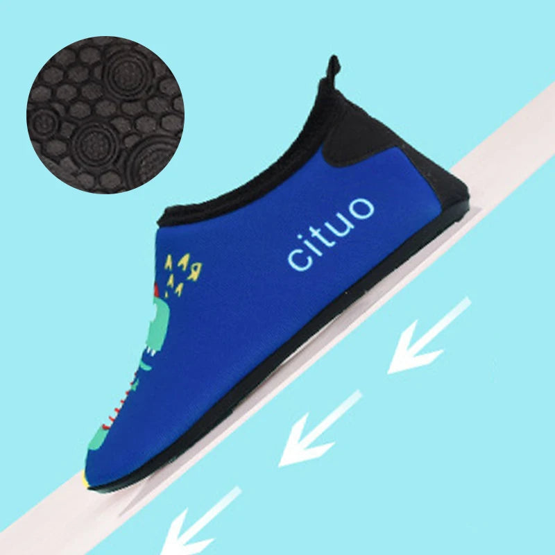 Quick-Dry Aqua Water Shoes for Kids - Lightweight Barefoot Beach Swimming Shoes for Boys & Girls