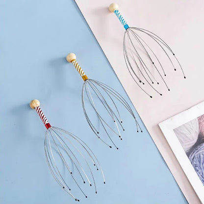 Stainless Steel Head Massager - Scalp Scratcher & Itch Reliever - Professional Quality