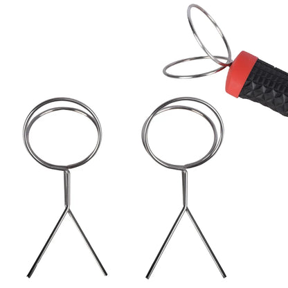 60mm Golf Ball Retriever Clip - 2-Pack Pickup Tool for Practice Training & Park Golf Accessories