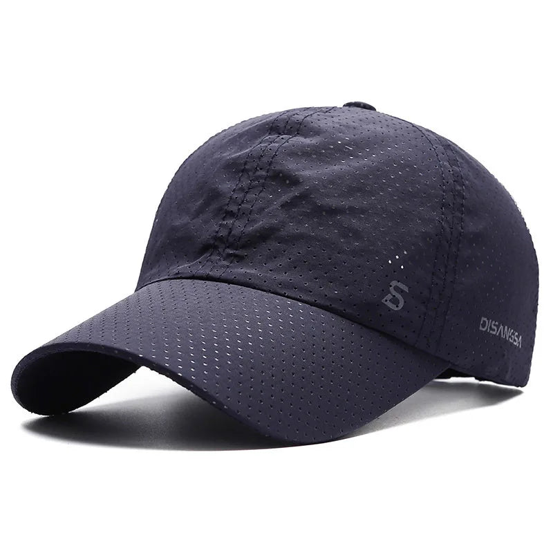 Men's Quick-Dry Breathable Baseball Cap - Outdoor Sun Hat for Summer Fishing