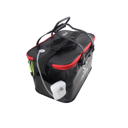 Portable EVA Folding Fish Bucket - Thickened Live Fish Tank for Outdoor Fishing (No Oxygen Pump Required)