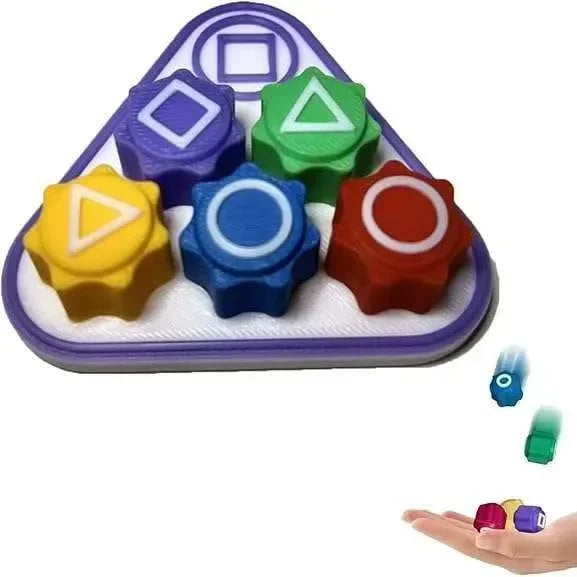 Traditional Play Game Fun Gonggi Jack Stone Pebbles Set - Hand Eye Coordination Training Toy