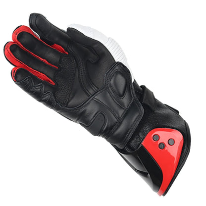 Two-X GP Pro Men's Motorcycle Racing Gloves - Long Leather Sports Protection with Touch Screen