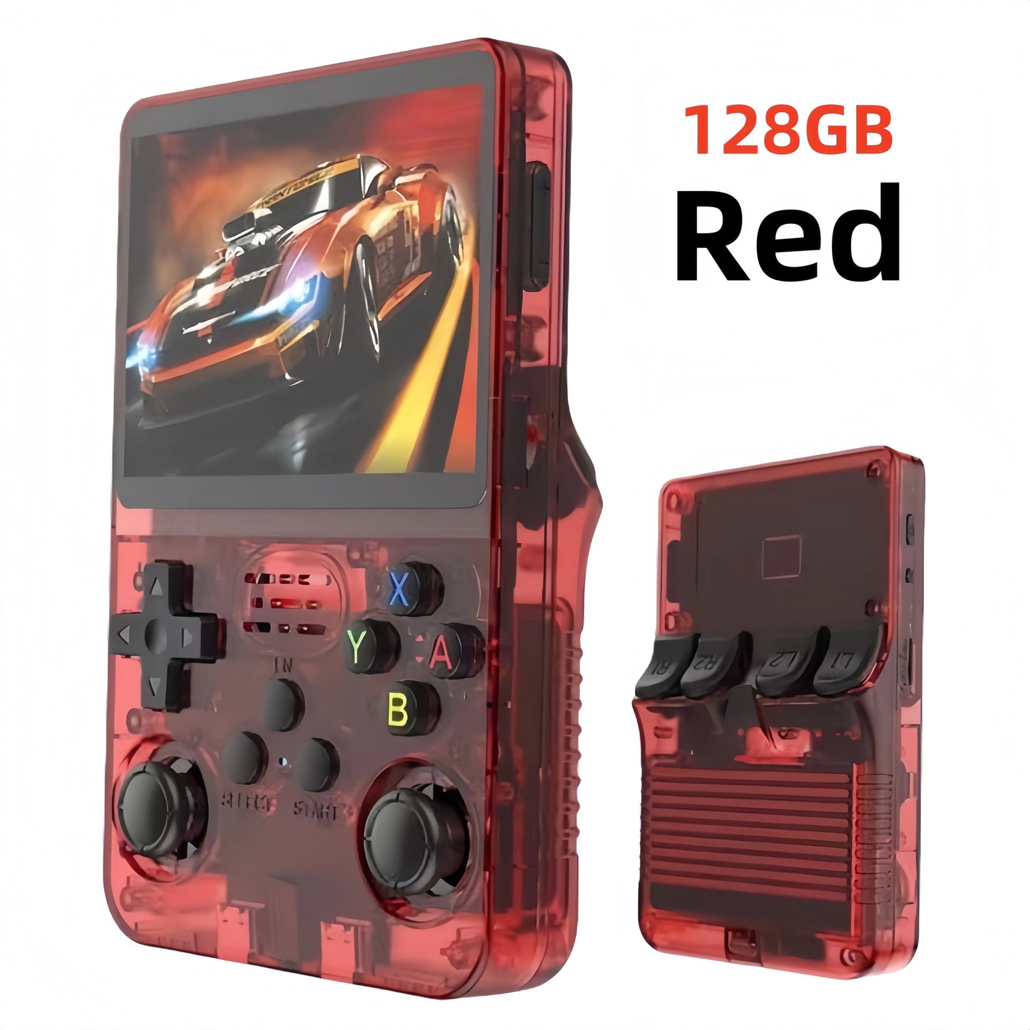 Retro Handheld Game Console R36S - 3.5" IPS Screen - 128GB Storage - Linux System - Portable Pocket Player (R36 Ultra/PRO)