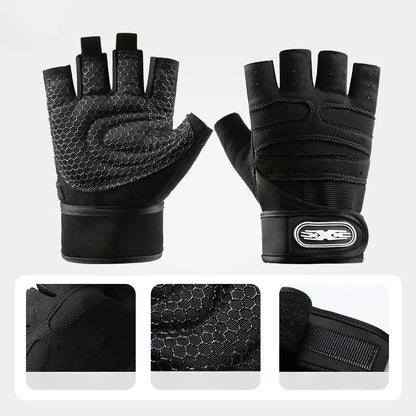 Half-Finger Performance Training Gloves with Wrist Support