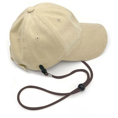 Adjustable Hat Retention Strap - Windproof Elastic Chin Cord for Sports & Outdoor Activities