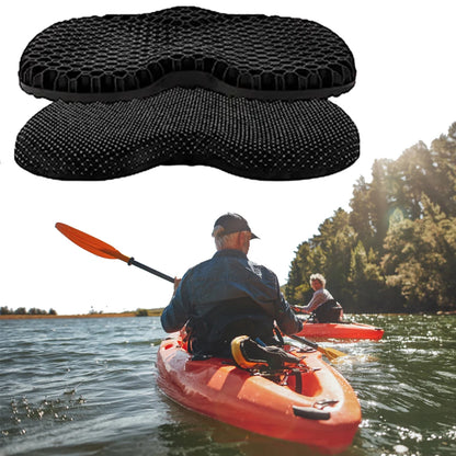 Anti-Slip Gel Kayak Seat Cushion - Waterproof Non-Slip Seat Pad for Sit-In Kayaks, Inflatable Kayaks, Canoes, and Boats