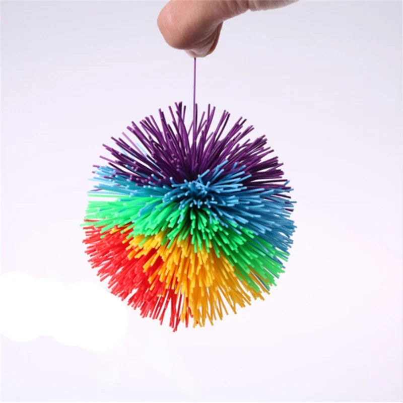 Colorful Rubber Wire Ball - 6/8/10cm Juggling Ball for Kids