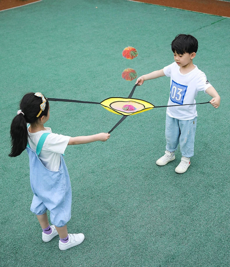Two-Player Toss and Catch Ball Game - Parent-Child Interactive Outdoor Sensory Play Toy