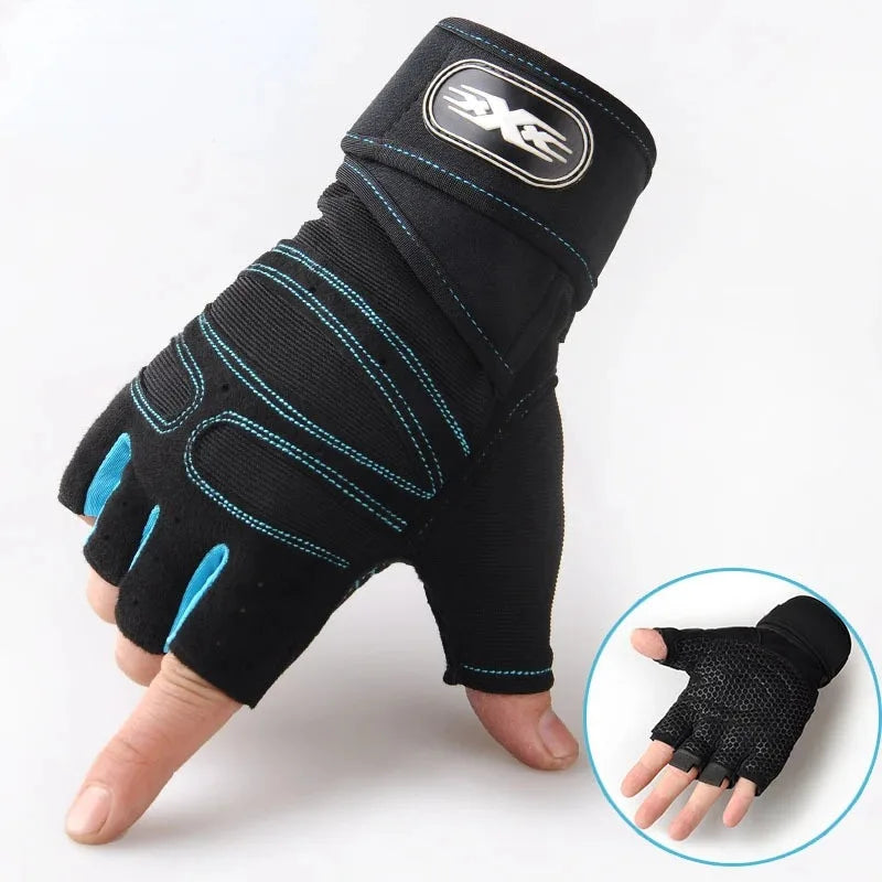 Half-Finger Performance Training Gloves with Wrist Support