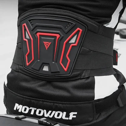 Professional Motorcycle Waist Protector - Adjustable Breathable Motocross Cycling Guard Belt