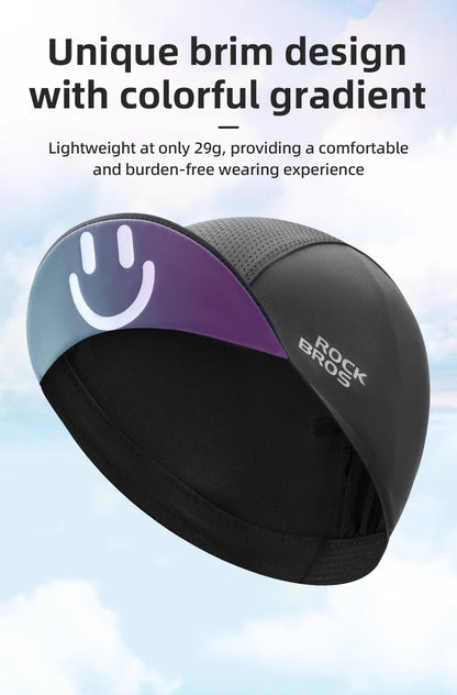 Ultra-Light Mesh Cycling Cap - Breathable Ice Silk Sun Protection Hat - Classic Team Bike Cap