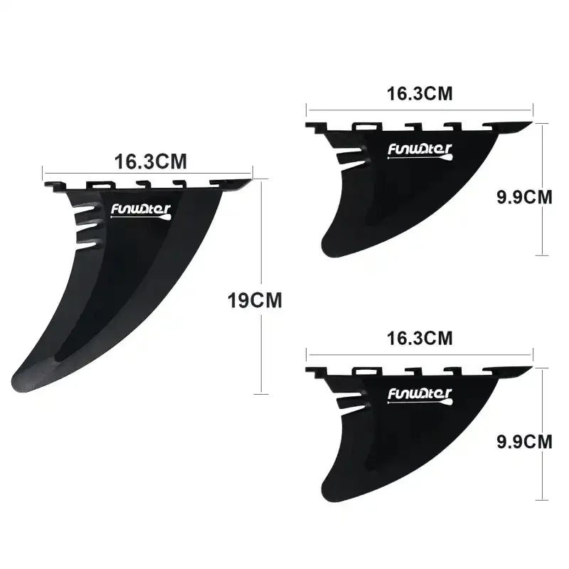 Central Fin for Stand Up Paddle Boards - New Style SUP Fin for Inflatable & Rigid Surfboards
