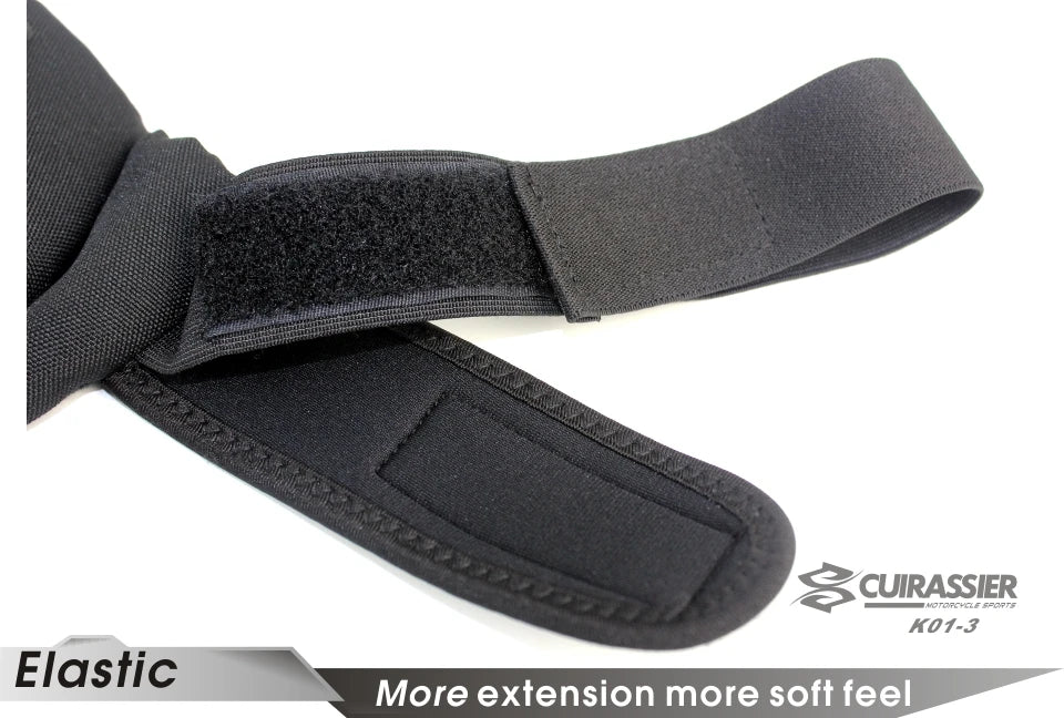 Cuirassier MX Motorcycle Knee Pads - Night Reflective Motocross Racing Guards Protection