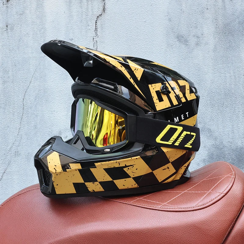 Full-Face Off-Road Motorcycle Helmet - Model 903 - Electric Vehicle Mountain Downhill - All-Season