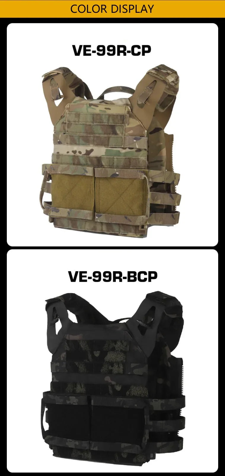 Tactical Sport Vest 2.0 - Breathable Adjustable Quick Release Nylon Carrier for Airsoft, Paintball & Outdoor Training