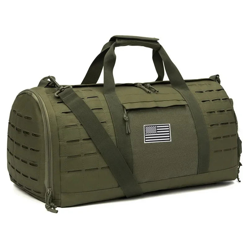 40L Tactical Duffel Bag - Multi-Sport Gym and Travel Bag with MOLLE System