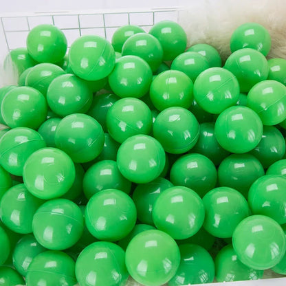 Colorful Ocean Ball Pit Balls - Eco-Friendly Non-Toxic Plastic Play Balls 5.5cm (50pcs Love & Star Shapes)