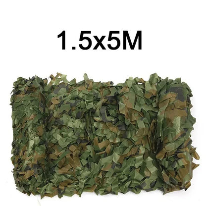Oxford Polyester Camouflage Netting - 1.5m Wide Camo Net for Hunting, Shooting, Camping & Outdoor Concealment