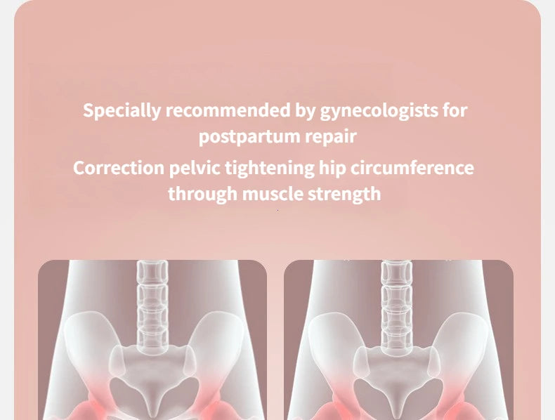 Pelvic Floor & Thigh Exerciser - Non-Slip Leg Trainer for Postpartum Recovery and Butt Training