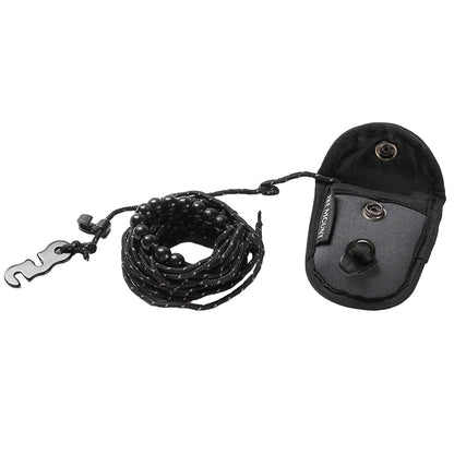 Windproof Elastic Travel Clothesline 3M with 12 Clips - Portable Stretch Laundry Line for Camping, Hotel, Trip & Cruise