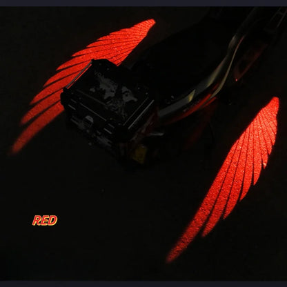 LED Angel Wings Projector Light - Motorcycle & Electric Scooter Decorative Lamp