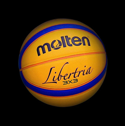 Official Competition Basketball Size 7 - PU Leather 3x3 Certified Standard Ball for Men's & Women's Training