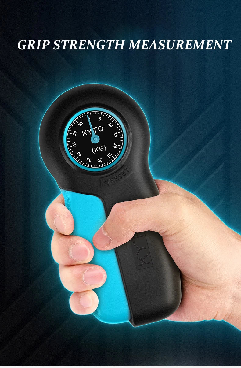 Hand Dynamometer Grip Strength Trainer - 0-55KG Digital Measurement Meter for Gym and Home Fitness
