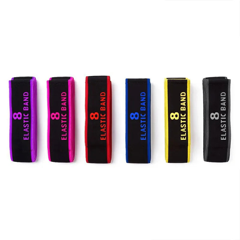 Yoga Stretch Belt (8/10 Sections) - Elastic Resistance Band for Dance, Pilates & Fitness Training